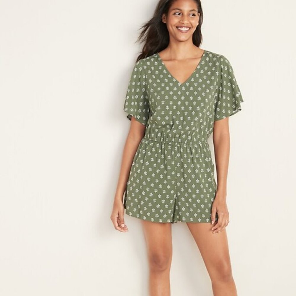 Old Navy Green Romper